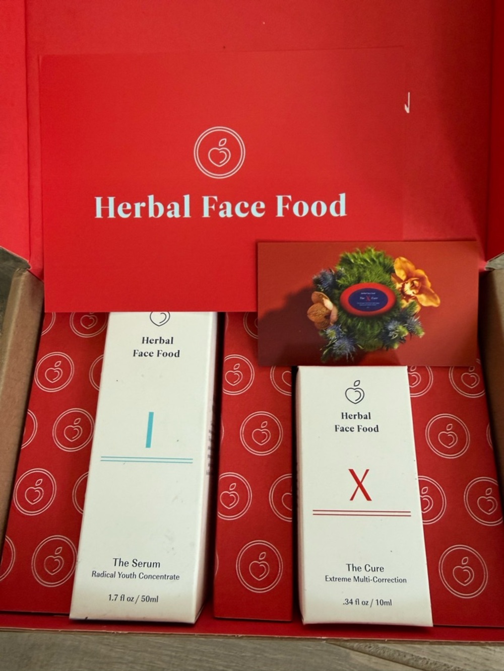 Herbal Face Food: The Serum I & The Cure X